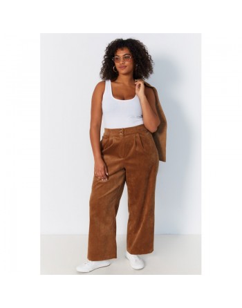 Pantalon velours caramel