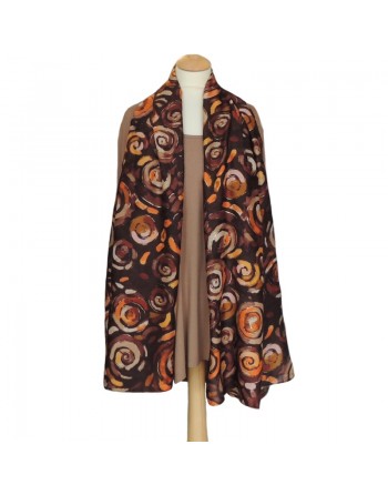 Foulard chocolat