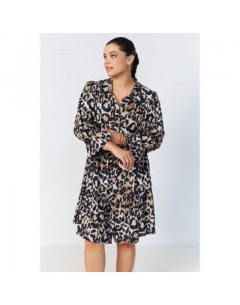 Robe mi longue motif animal